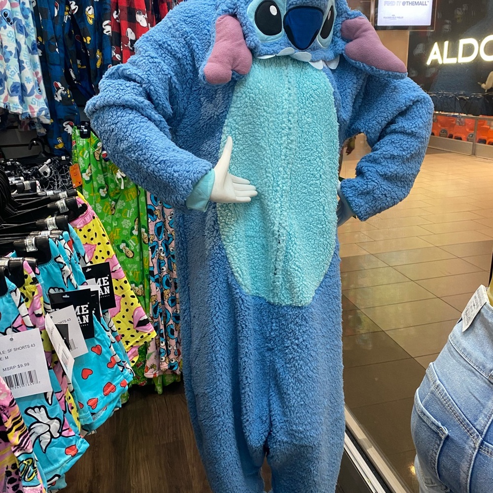 Adult Plush Stitch Onesie!